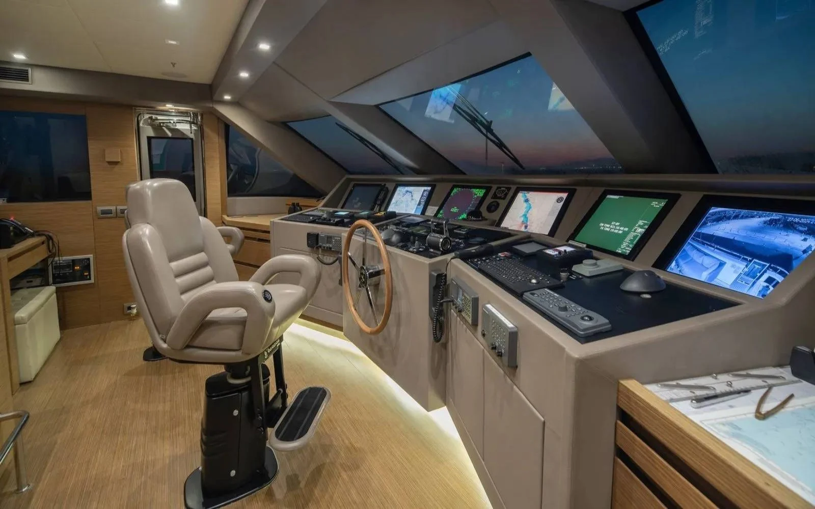 A preview of interior Bridge driving area