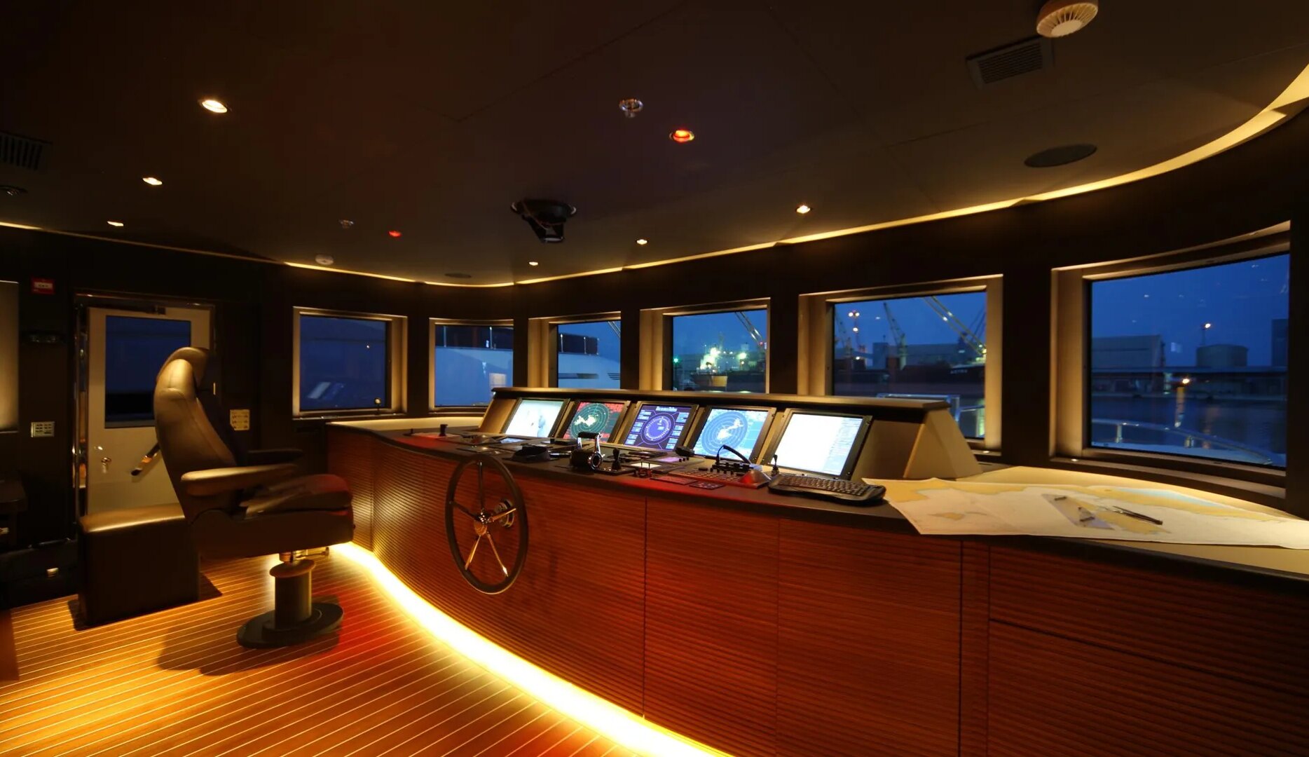 A preview of interior Bridge driving area