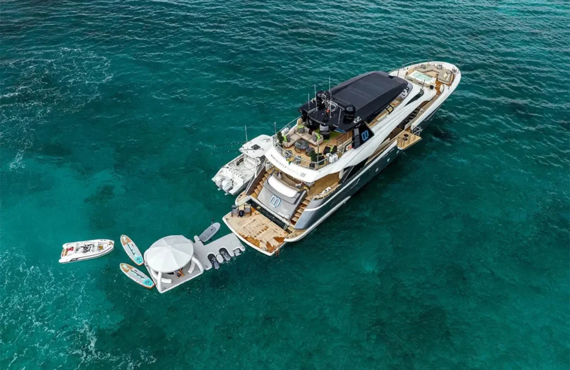 An image of M yacht