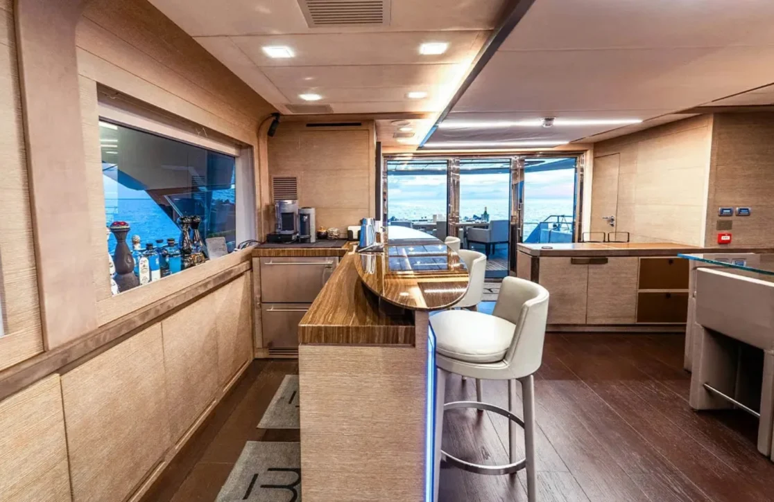 An image of M yacht