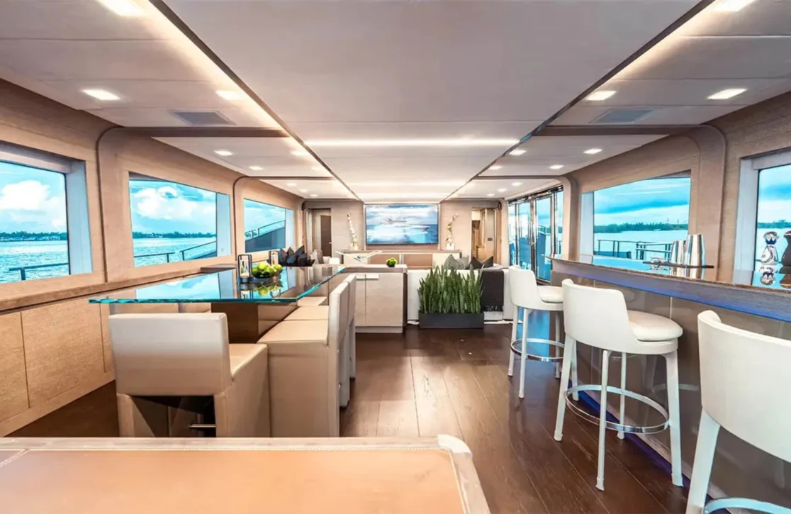 An image of M yacht