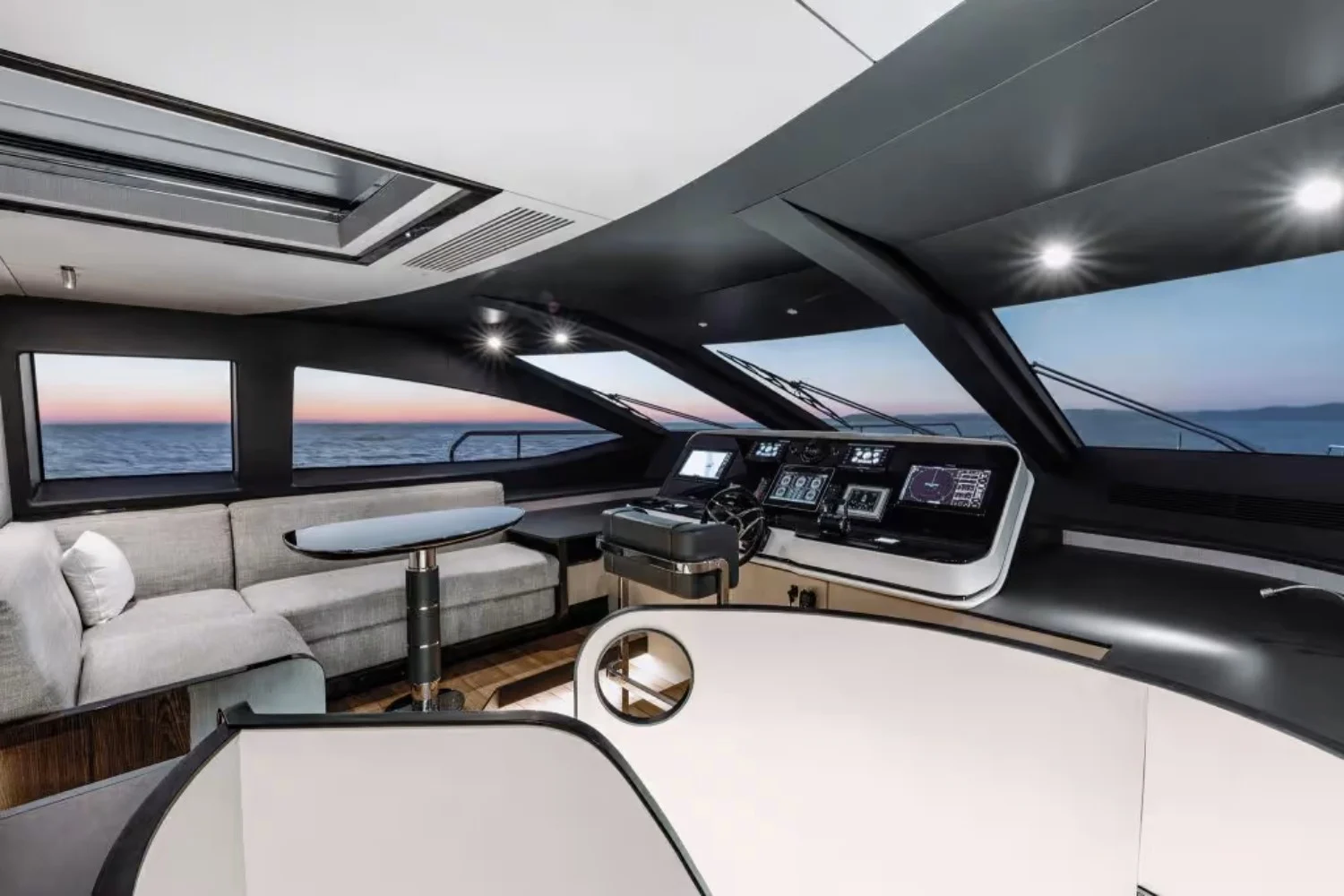 A preview of interior Bridge driving area