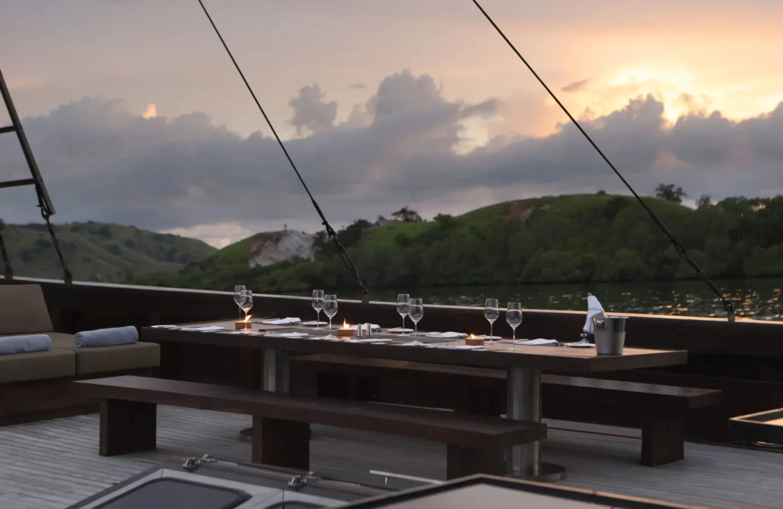 An image of Alila Purnama yacht