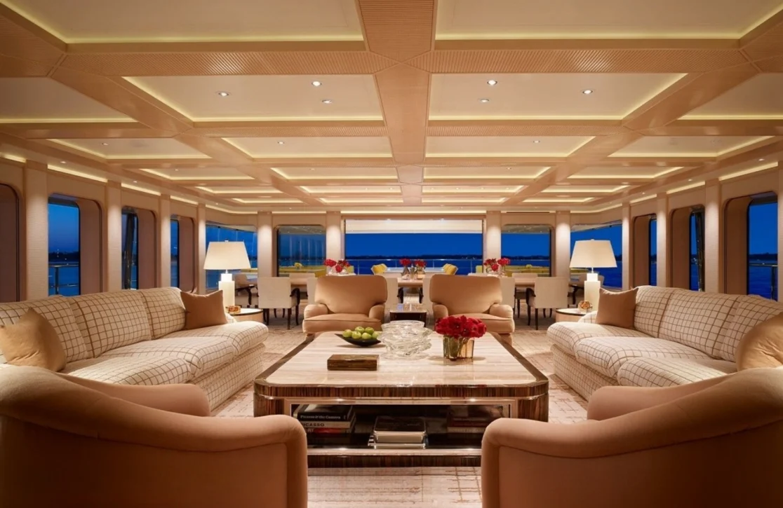An image of Aquarius yacht