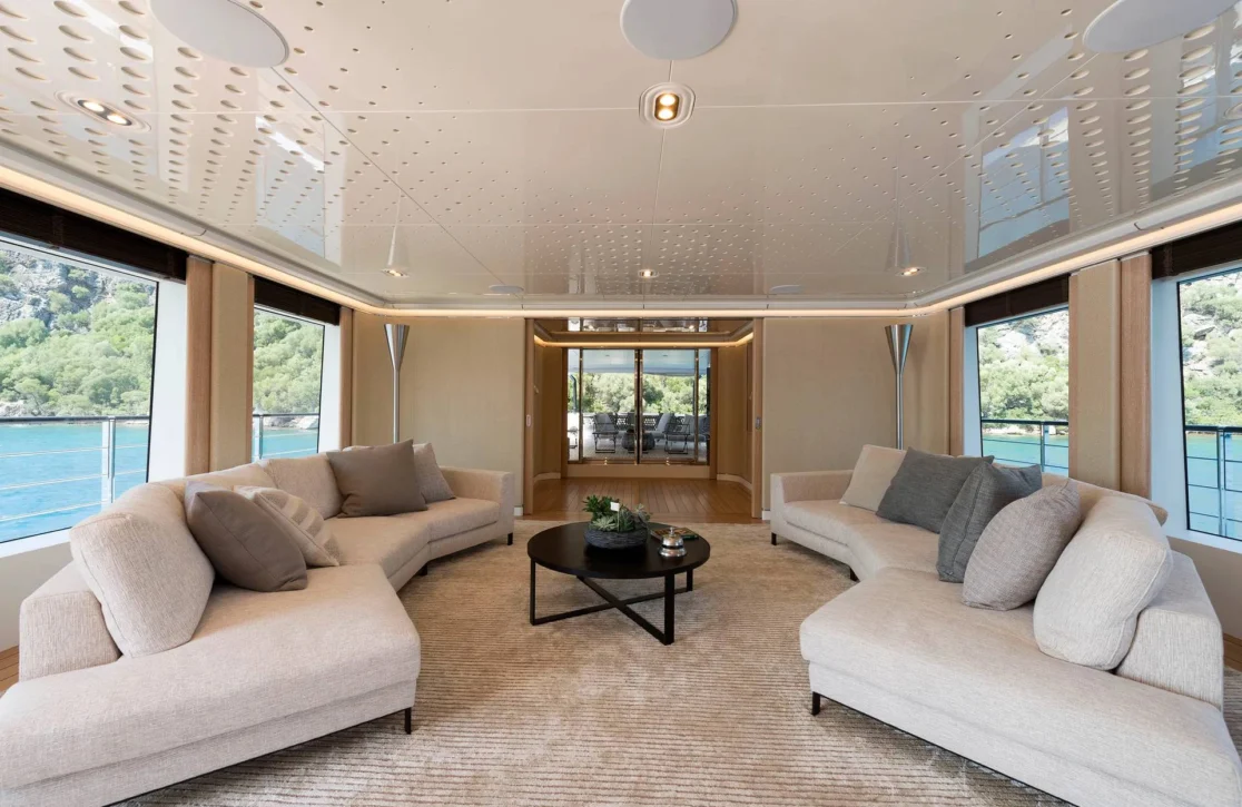 An image of Aquarius yacht