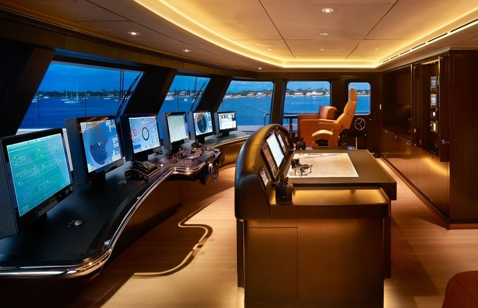 A preview of interior Bridge driving area