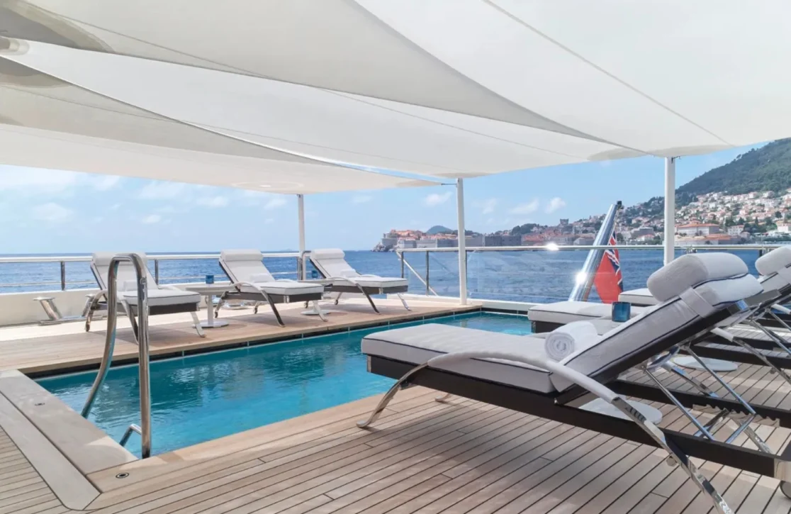An image of Aquarius yacht