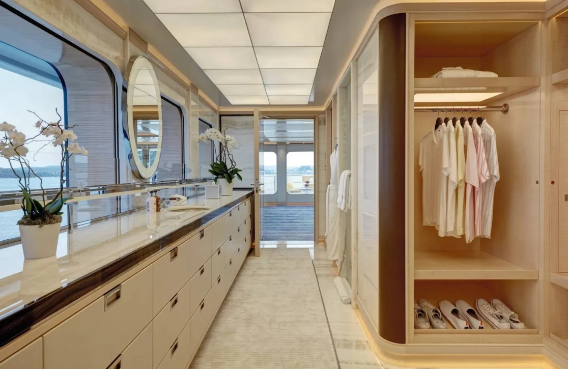 An image of Aquarius yacht