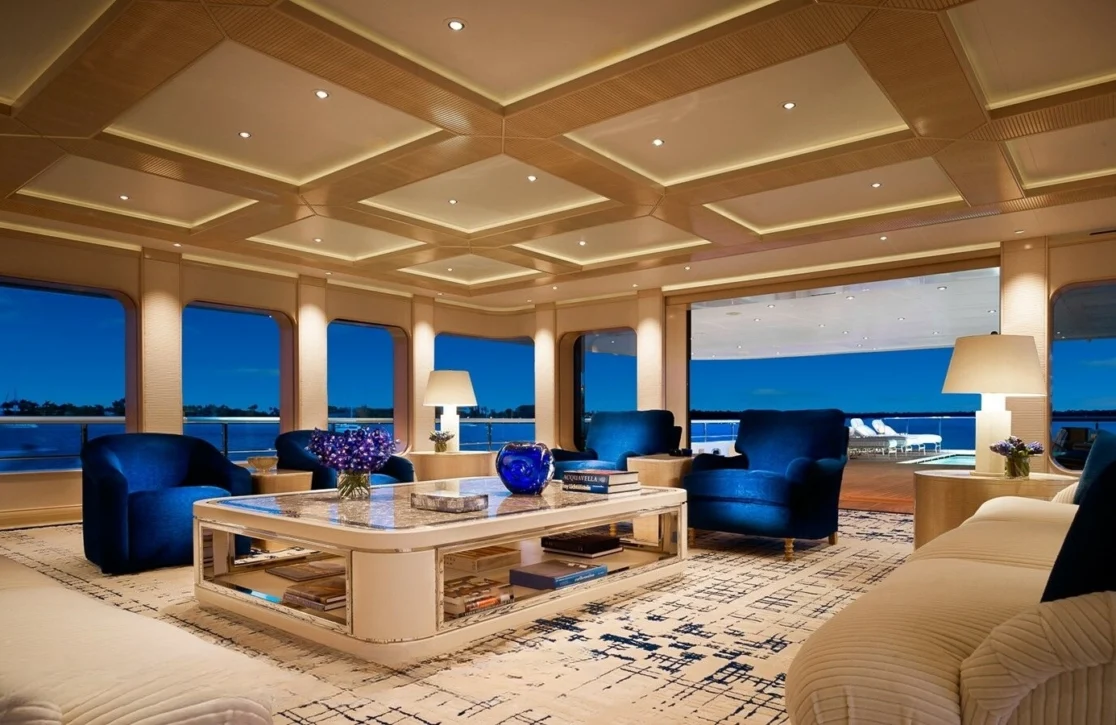 An image of Aquarius yacht
