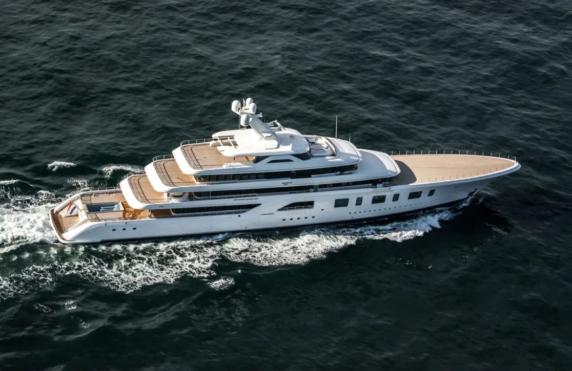 An image of Aquarius yacht