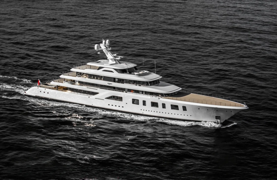 An image of Aquarius yacht