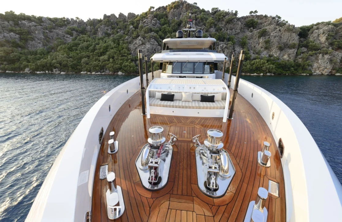 An image of Aquarius yacht