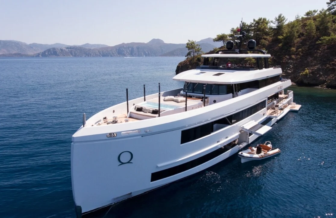 An image of Aquarius yacht