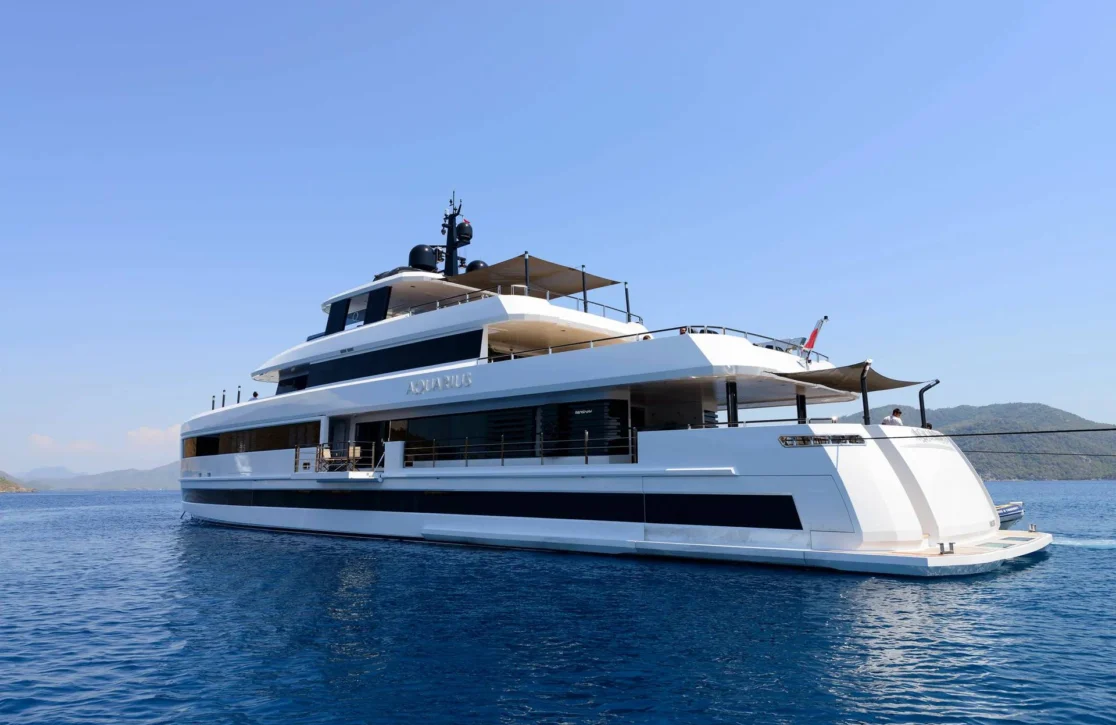 An image of Aquarius yacht