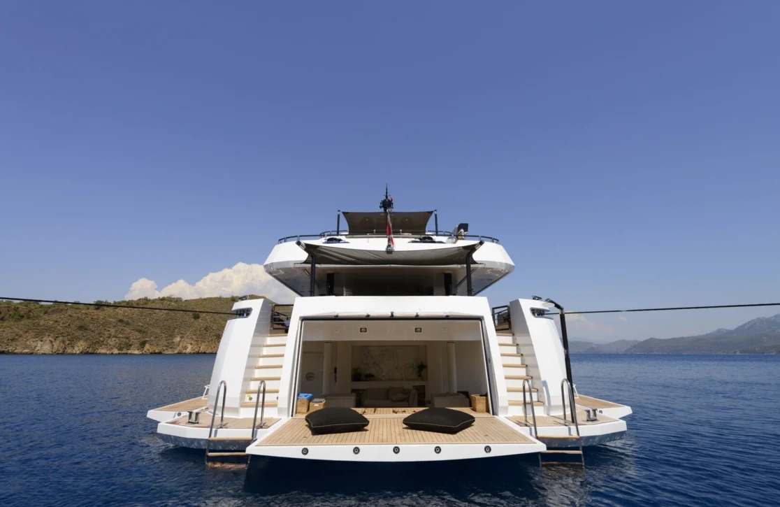 An image of Aquarius yacht