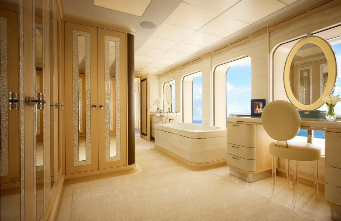 An image of Aquarius yacht