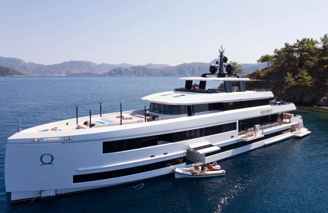 An image of Aquarius yacht