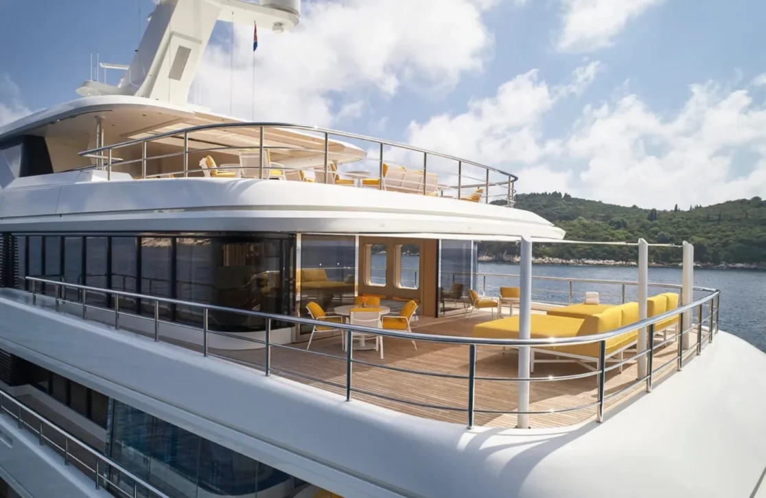 An image of Aquarius yacht