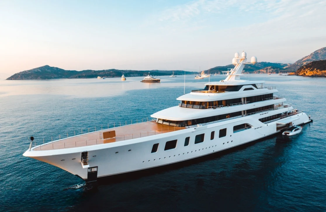 An image of Aquarius yacht
