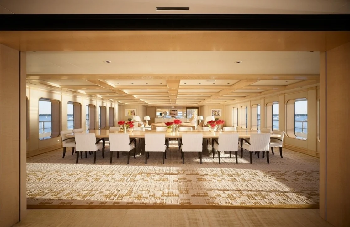 An image of Aquarius yacht