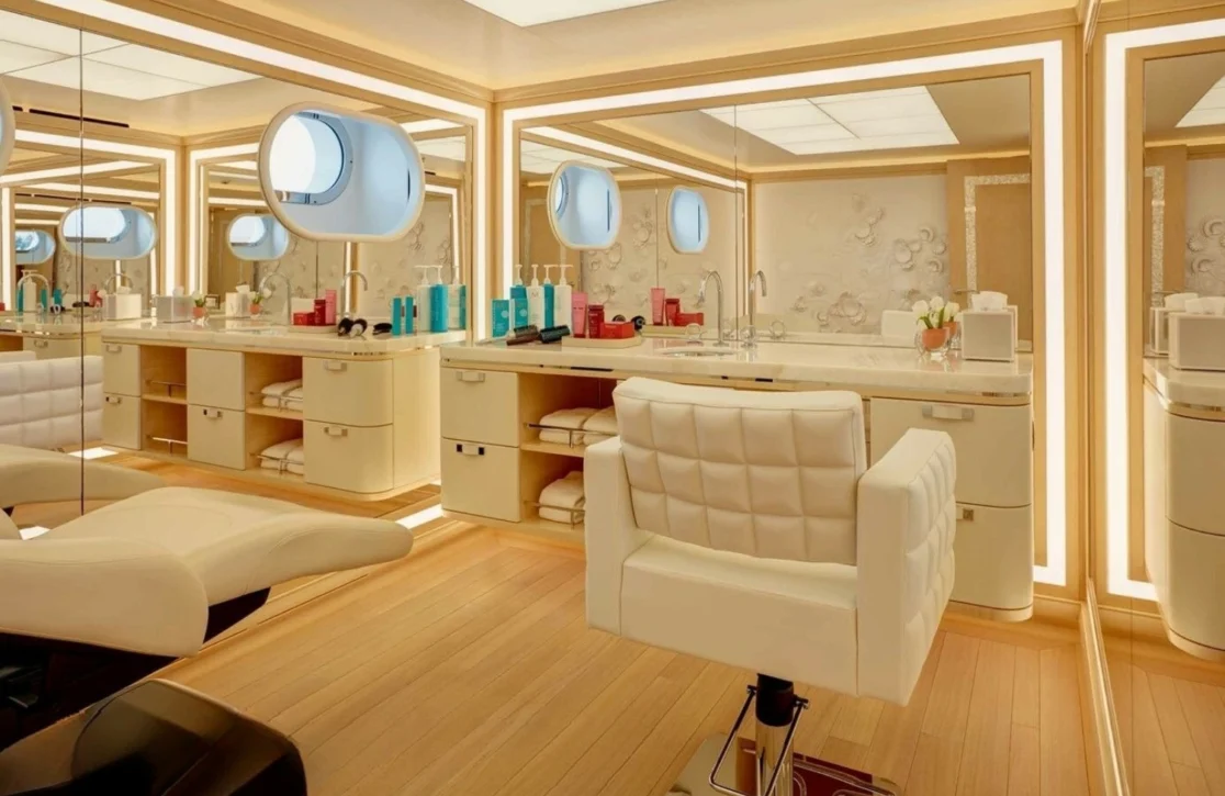 An image of Aquarius yacht