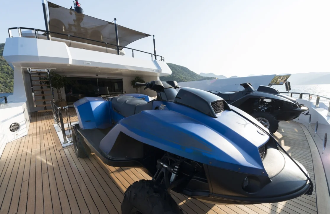 An image of Aquarius yacht