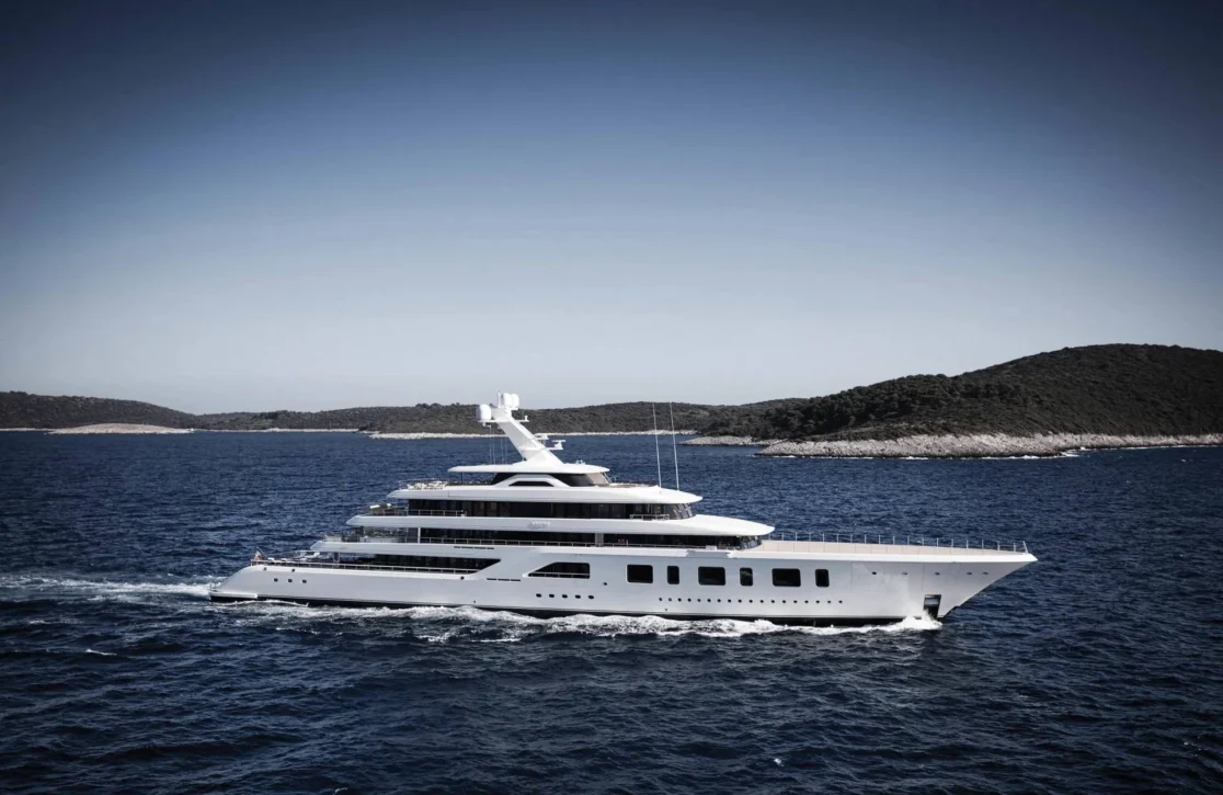 An image of Aquarius yacht