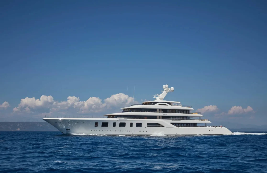 An image of Aquarius yacht