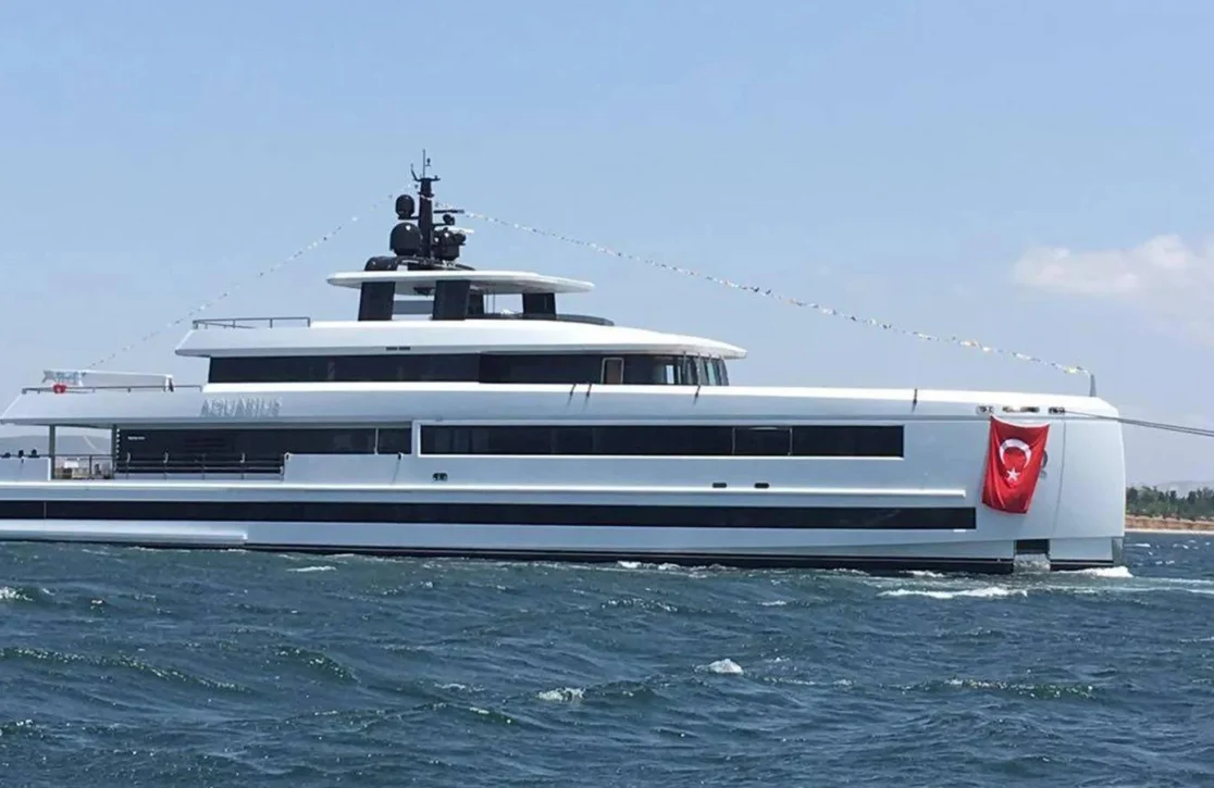 An image of Aquarius yacht