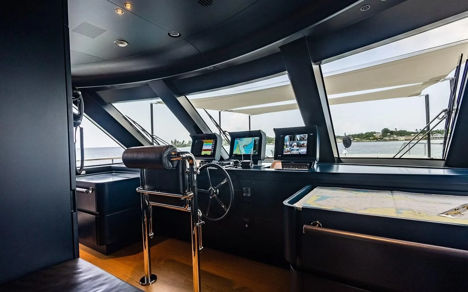 A preview of interior Bridge driving area