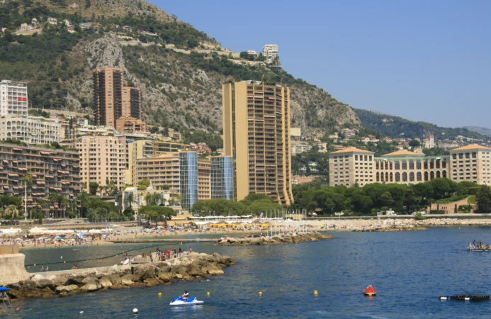 An image of Larvotto Beach
