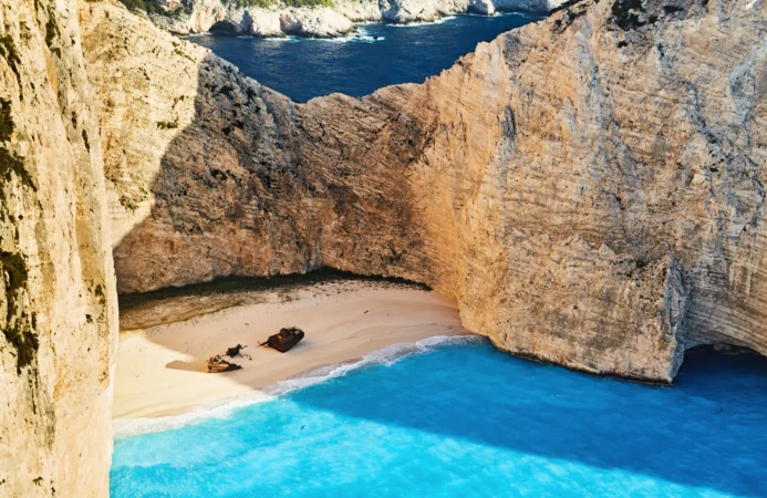 An image of Navagio Beach