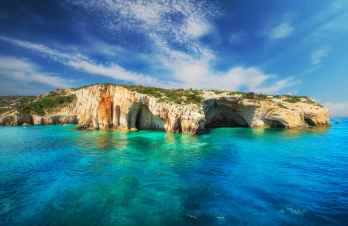 An image of Blue Caves of Zakynthos