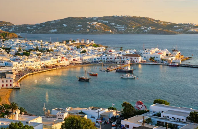 An image of Mykonos Town