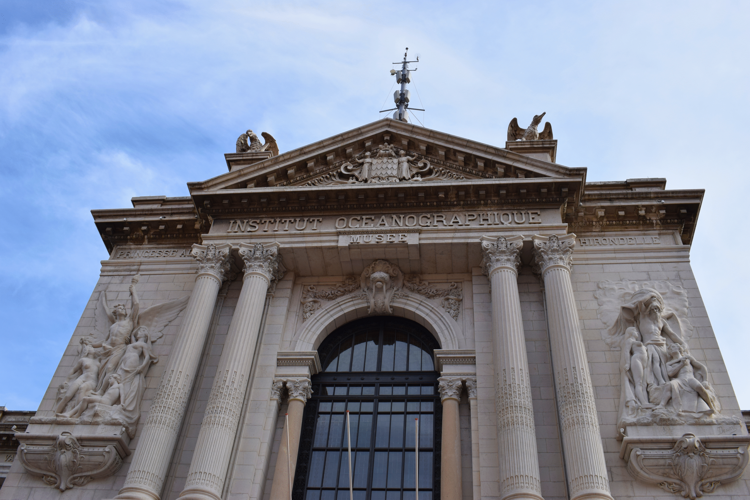 exterior of Oceanographic Museum of Monaco