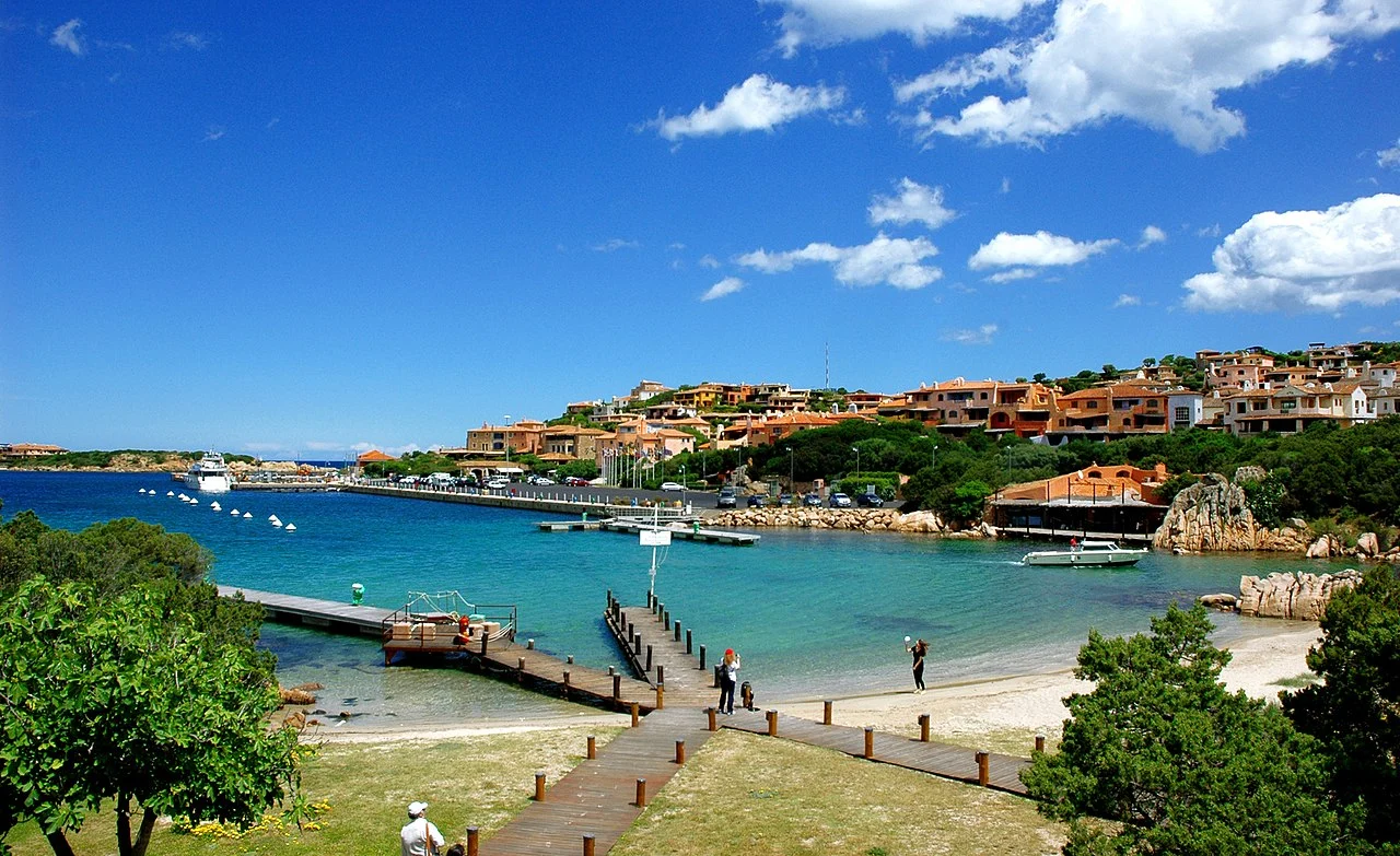 turquoise waters at Porto Cervo, Sardinia