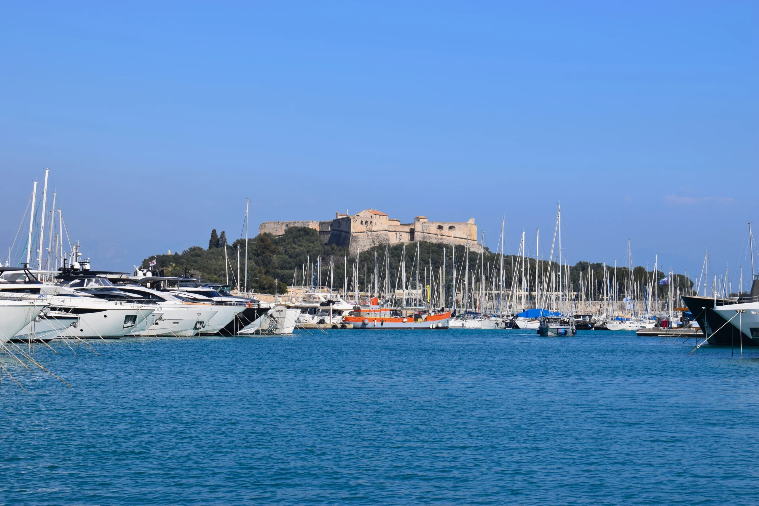 Port Vauban, Antibes, France.