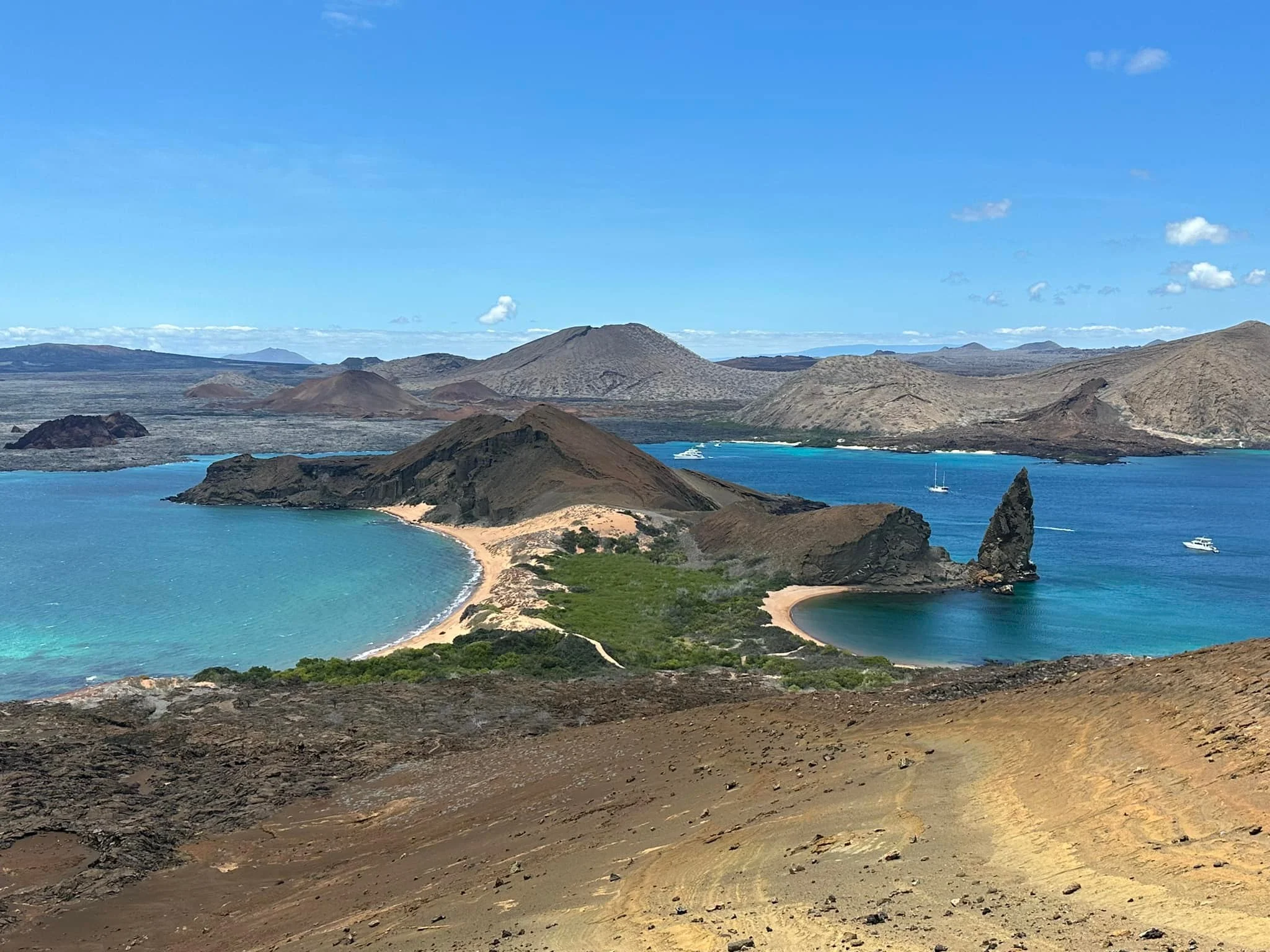 Bartolome Island with Pinnacle Rock.