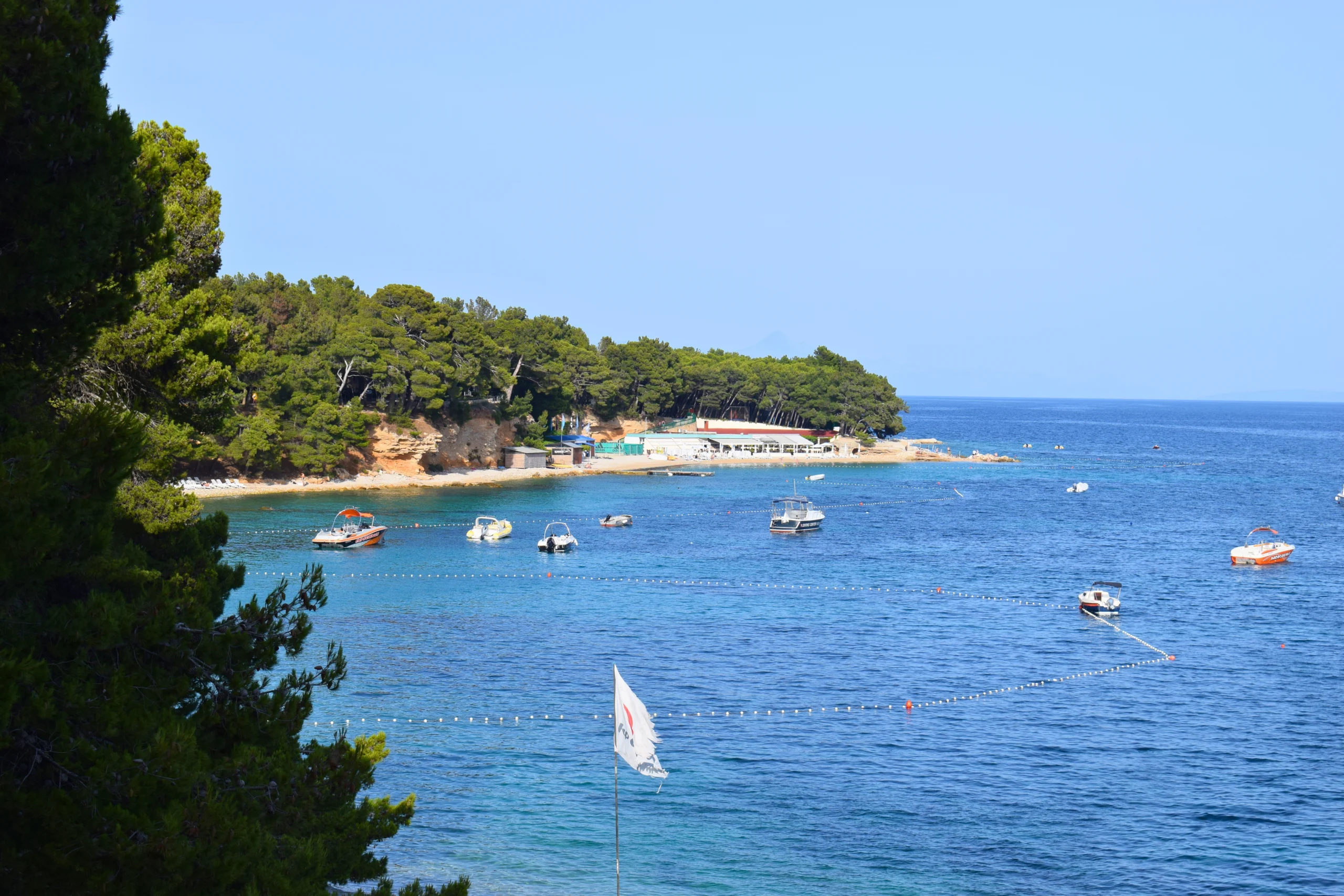 Golden Horn beach in Brac, Croatia.