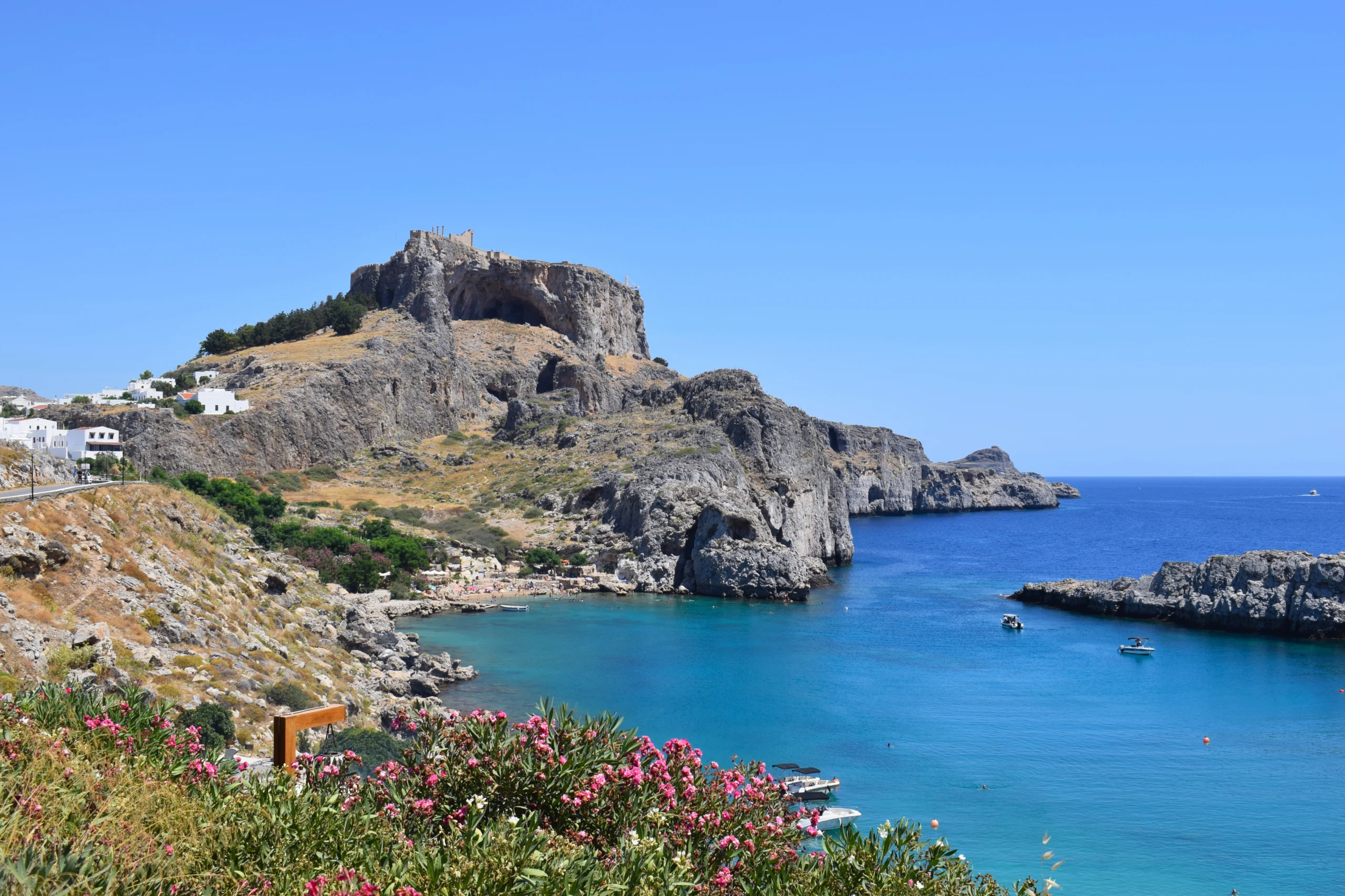 St. Paul's Bay, Rhodes, Greece.