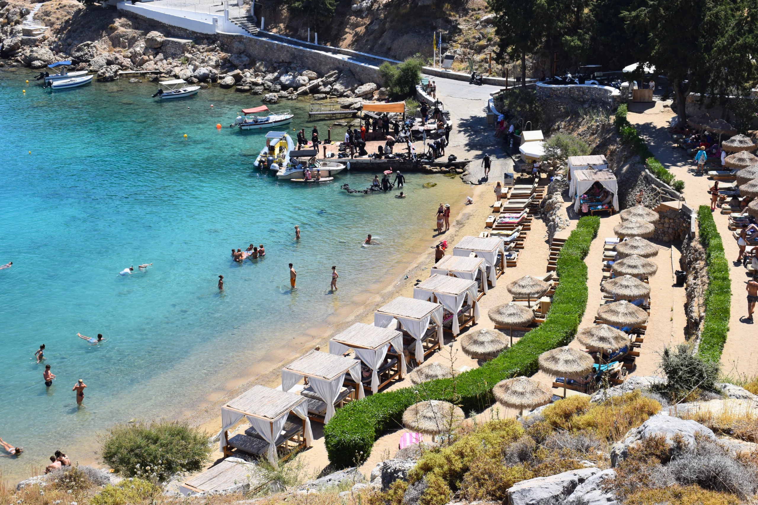 St. Paul's Bay, Rhodes, Greece.