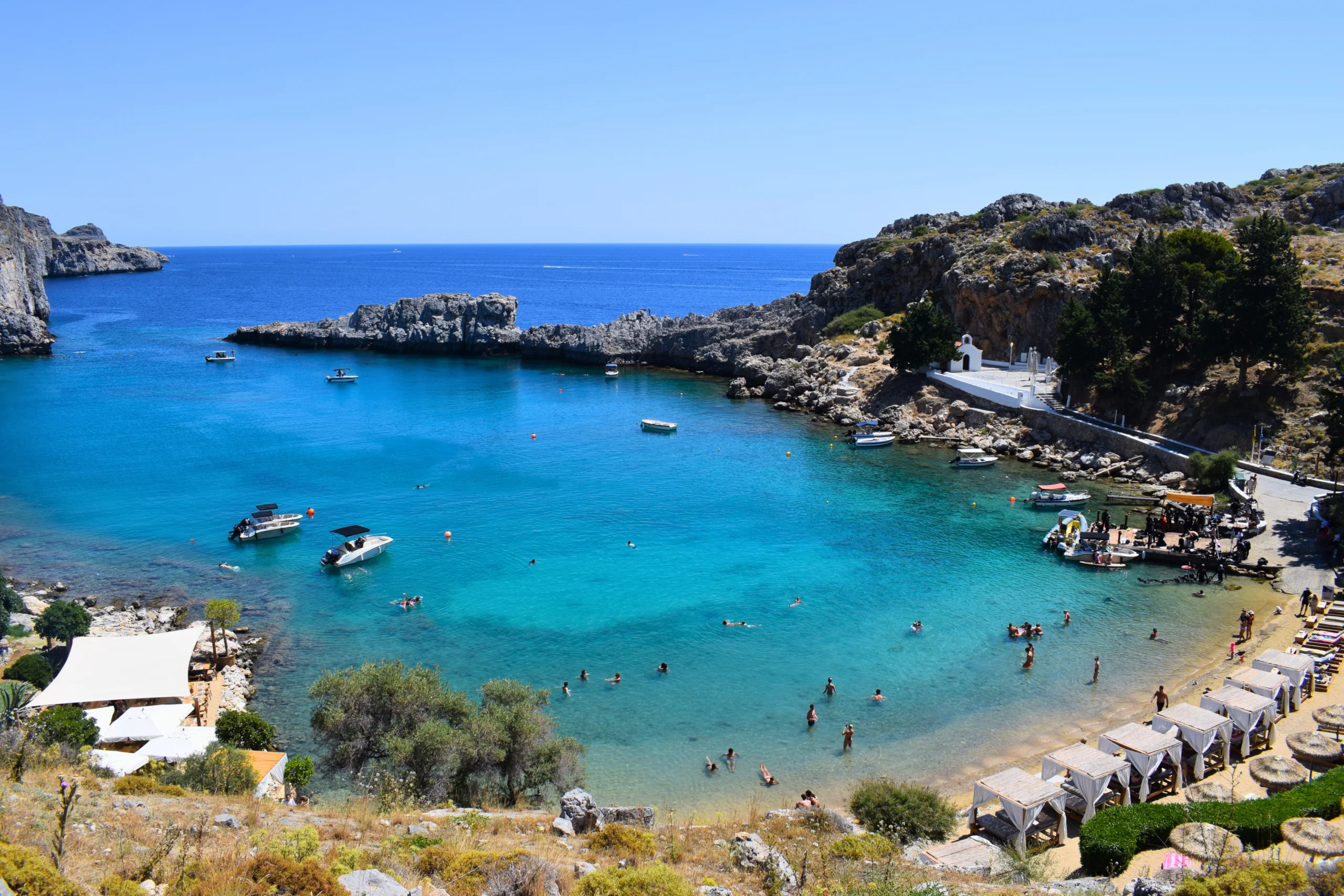 St. Paul's Bay, Rhodes, Greece