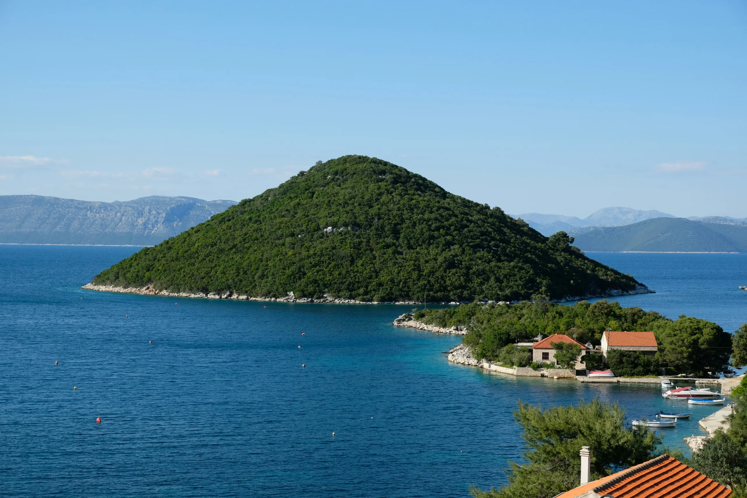 water surrounding Mljet, Croatia