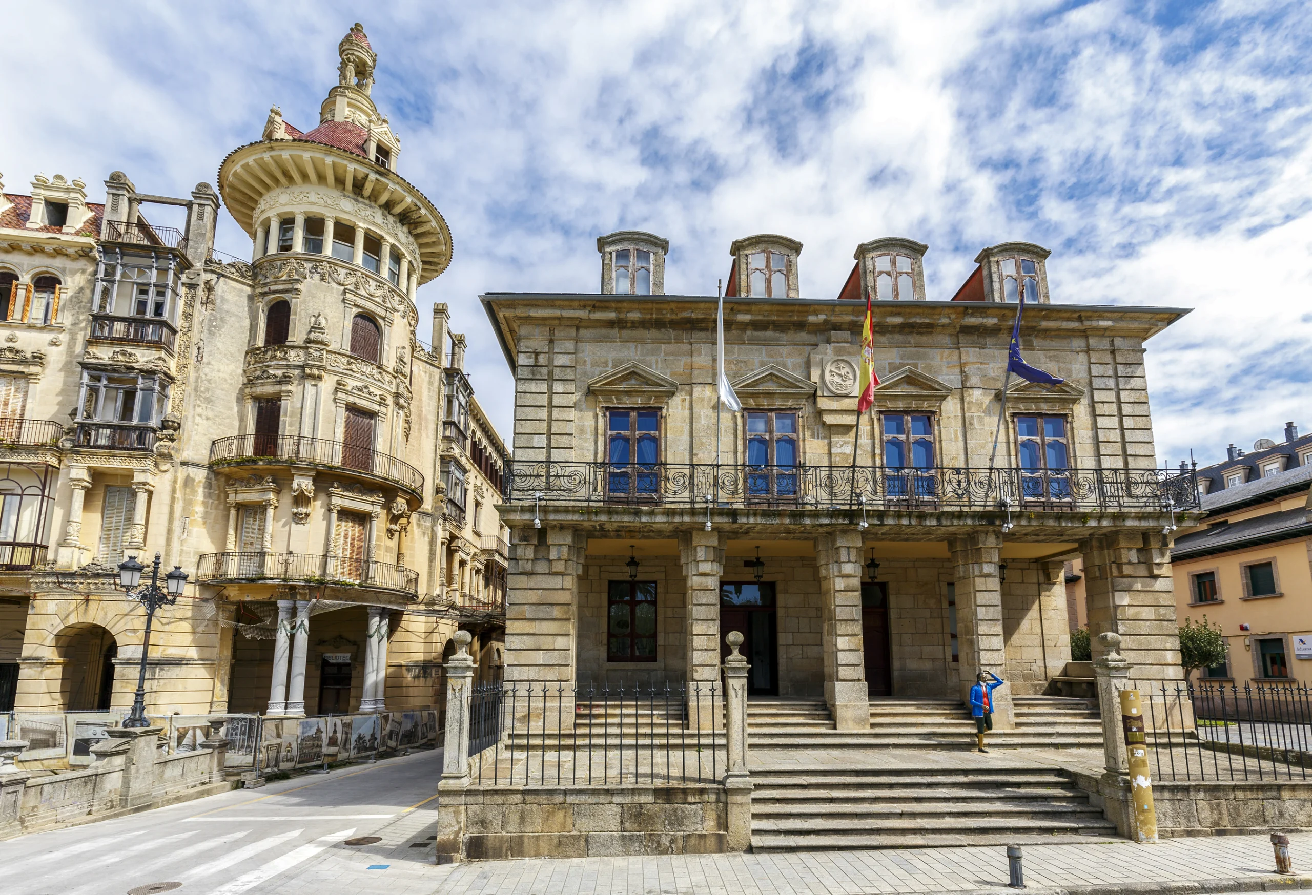 City of Ribadeo in Lugo, Spain.