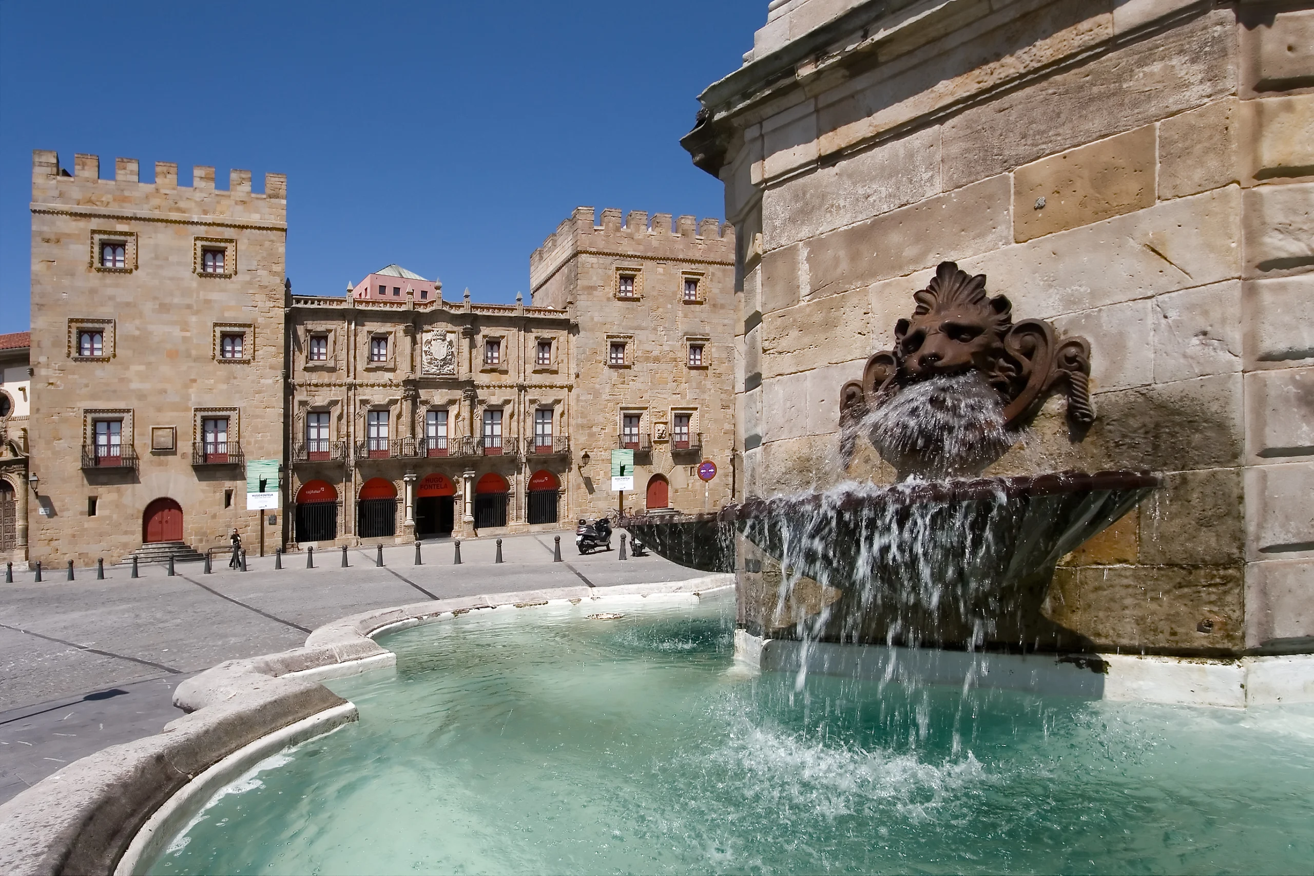 Sight of Revillagigedo s palace in Gijon, Asturias (Spain).
