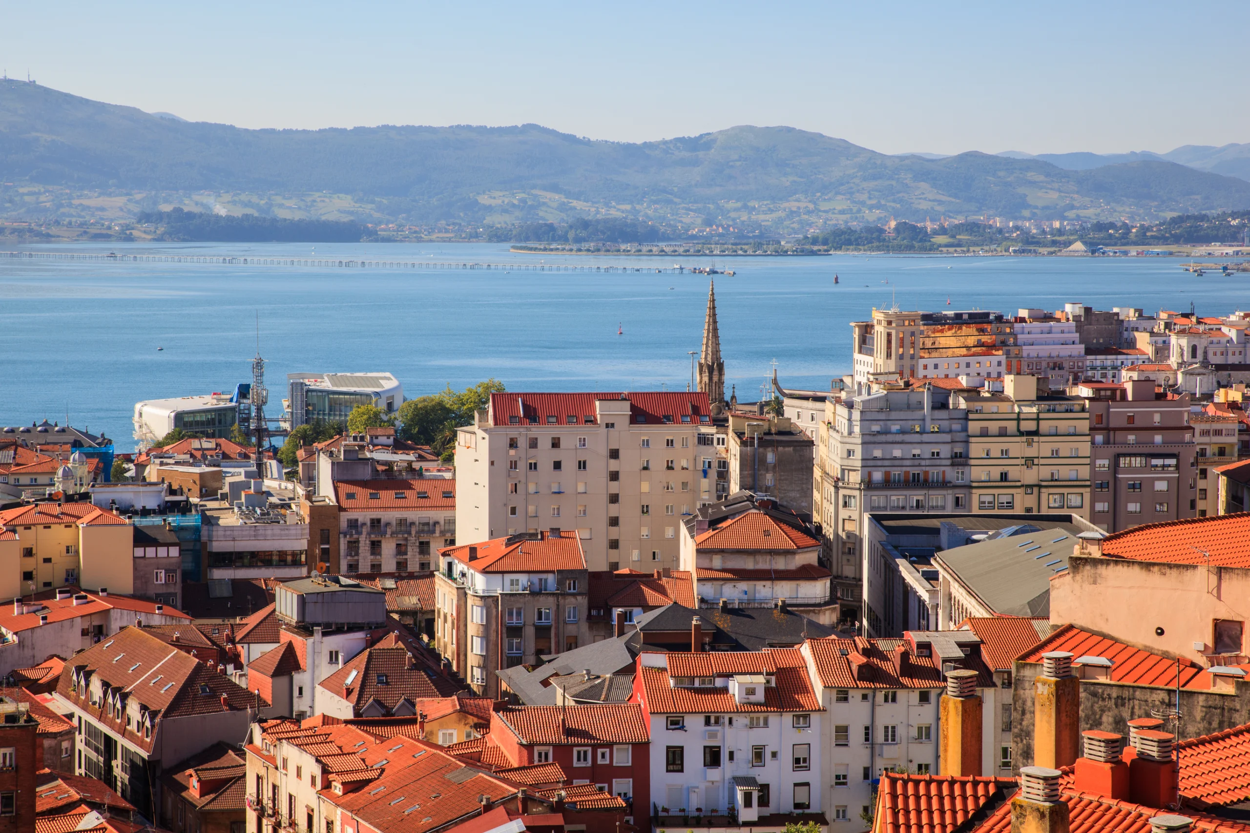 View of Santander, Spain.