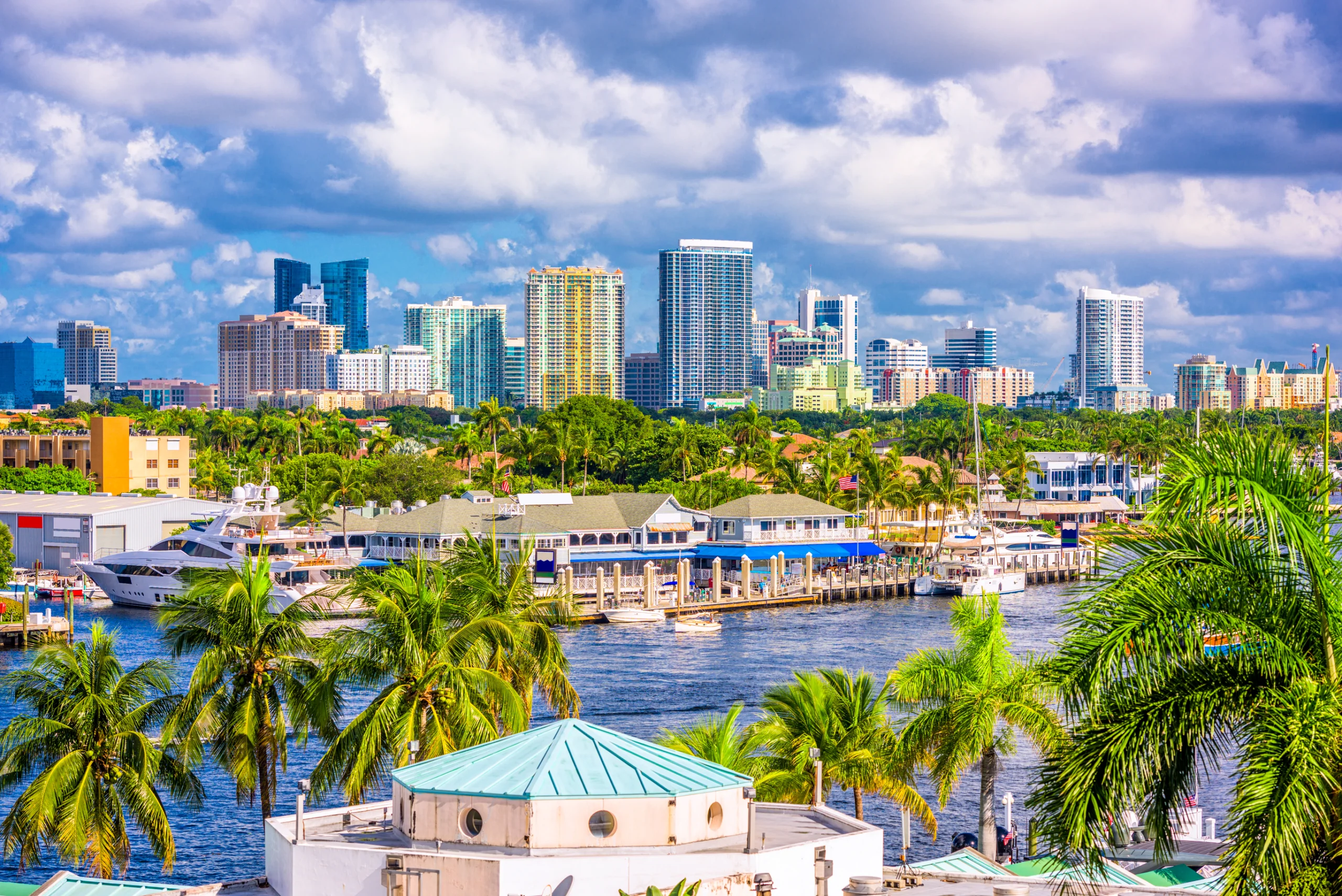 Fort Lauderdale Florida Skyline.