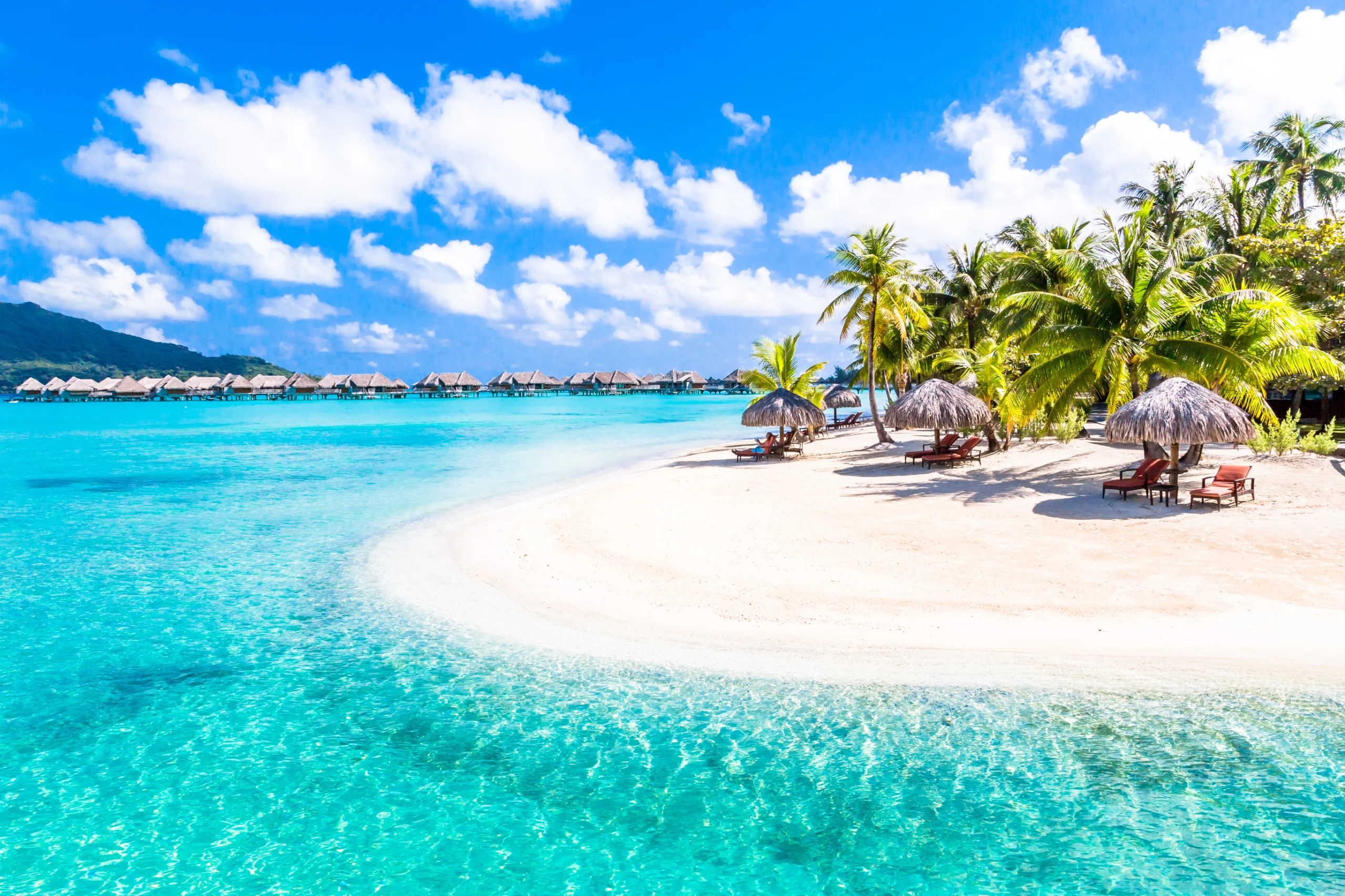 Bora Bora Island, French Polynesia. Paradise Beach