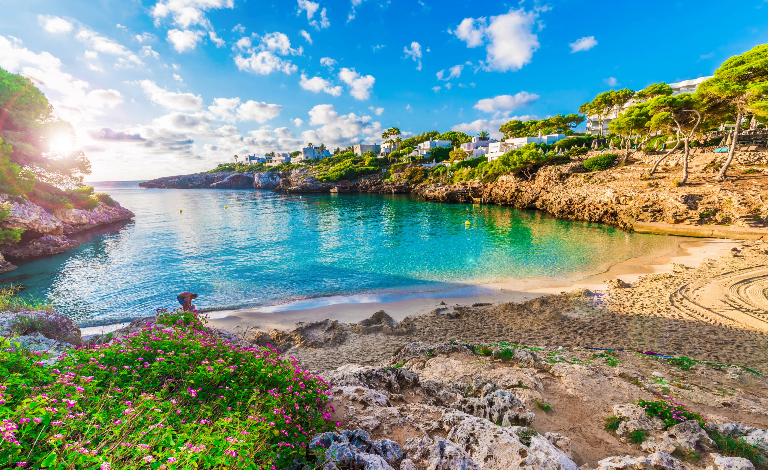 Cala Esmeralda beach, Palma Mallorca.