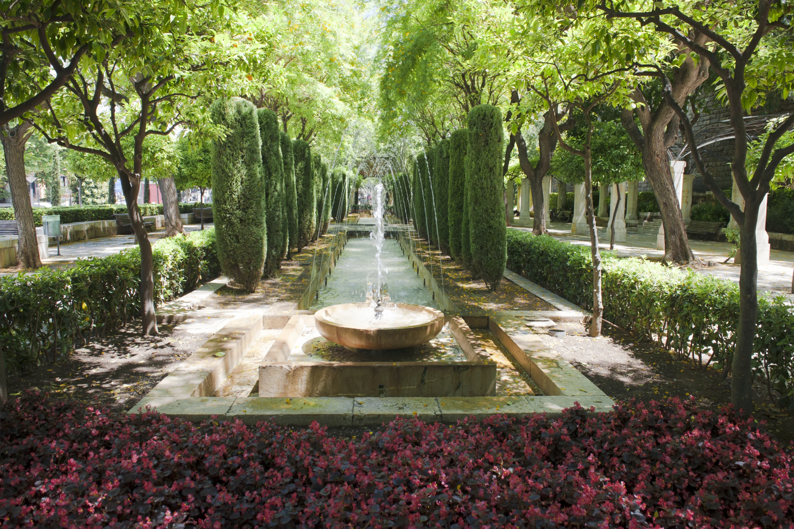 Fountain in Palma de Majorca.